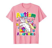 Load image into Gallery viewer, Autism Awareness T-Shirt Unicorn Puzzle Pieces Horse Gift
