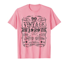 Load image into Gallery viewer, Made In 1929 90 Years Old Vintage 90th Birthday Gift T-Shirt
