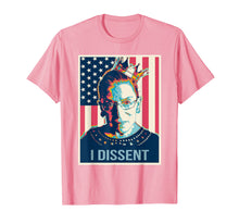 Load image into Gallery viewer, Notorious RBG I Dissent tshirt American Flag
