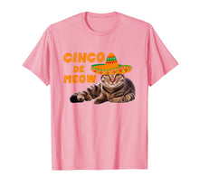 Load image into Gallery viewer, Mens Cinco De Meow T-Shirt Funny Cat Cinco De Mayo
