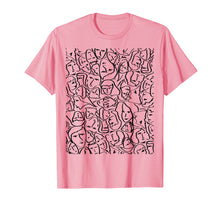 Load image into Gallery viewer, Elios Shirt Faces in Black Ink Hand Drawn Art
