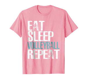 Eat Sleep Volleyball Repeat T-Shirt Cool Sport Game Gift