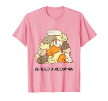 Load image into Gallery viewer, Behold A Meowtain Animal Kitten Kitty Meow Funny Cat Lovers T-Shirt
