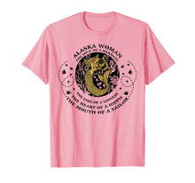 Load image into Gallery viewer, Alaska Woman the soul of a mermaid Tshirt for women
