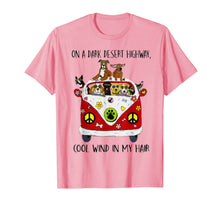 Load image into Gallery viewer, On A Dark Desert Highway Dog Feel Cool Wind In My Hair T-Shirt
