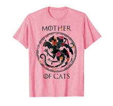 Load image into Gallery viewer, Mother of Cats Floral Tshirt - Funny Cat Lover Tee Shirt
