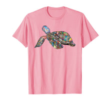 Load image into Gallery viewer, Fun Mosaic Shell Sea Turtle Lovers Land Tortoise T-Shirt
