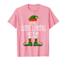 Load image into Gallery viewer, The Wine Loving Elf Family Matching Funny Christmas Gift T-Shirt
