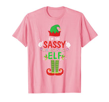 Load image into Gallery viewer, I'm The Sassy Elf Matching Family Group Christmas  T-Shirt
