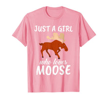 Load image into Gallery viewer, Just A Girl Who Loves Moose Clothes Outfit Gift Moose T-Shirt-1547199
