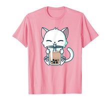Load image into Gallery viewer, Boba Cat Drinking Boba Kitten Kawaii Japanese Kitty T-Shirt T-Shirt-851931
