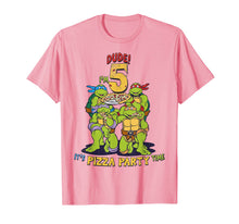 Load image into Gallery viewer, Teenage Mutant Ninja Turtles I&#39;m 5 Dude Pizza Birthday Party T-Shirt
