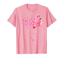 Load image into Gallery viewer, Cute Flamingo Pink Ribbon Breast Cancer Awareness T-Shirt
