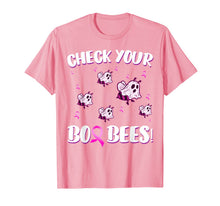 Load image into Gallery viewer, Funny Check Your Boo Bees Shirt Breast Cancer Awareness Gift T-Shirt
