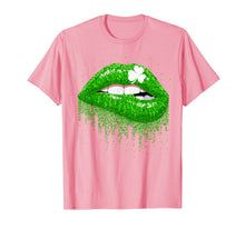 Load image into Gallery viewer, Green Lips Biting Sexy Irish Costume Shirt St Patricks Day T-Shirt-97847
