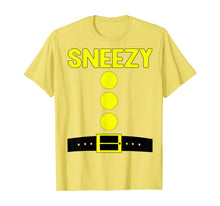 Load image into Gallery viewer, Sneezy Dwarf Halloween Costume Funny Gift Idea Sneezy Dwarf  T-Shirt
