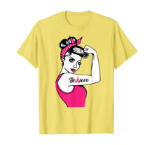 Load image into Gallery viewer, Breast Cancer Warrior TShirt Awareness Tee Support Believe T-Shirt
