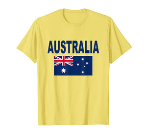 Australia Flag T-Shirt Cool Australian Aussie Flags Top Tee