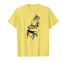Load image into Gallery viewer, Retro BDSM Rope Chair Bondage T-shirt-Lingerie Pin Up Art

