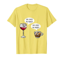 Load image into Gallery viewer, Funny Wine vs Coffee Shirt | Mom Caffeine
