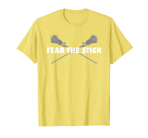 Lacrosse Fear the Stick LAX Practice Lacrosse Coach Gift
