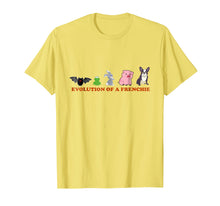 Load image into Gallery viewer, Evolution of A Frenchie t-Shirt Funny French Bulldog T-shirt
