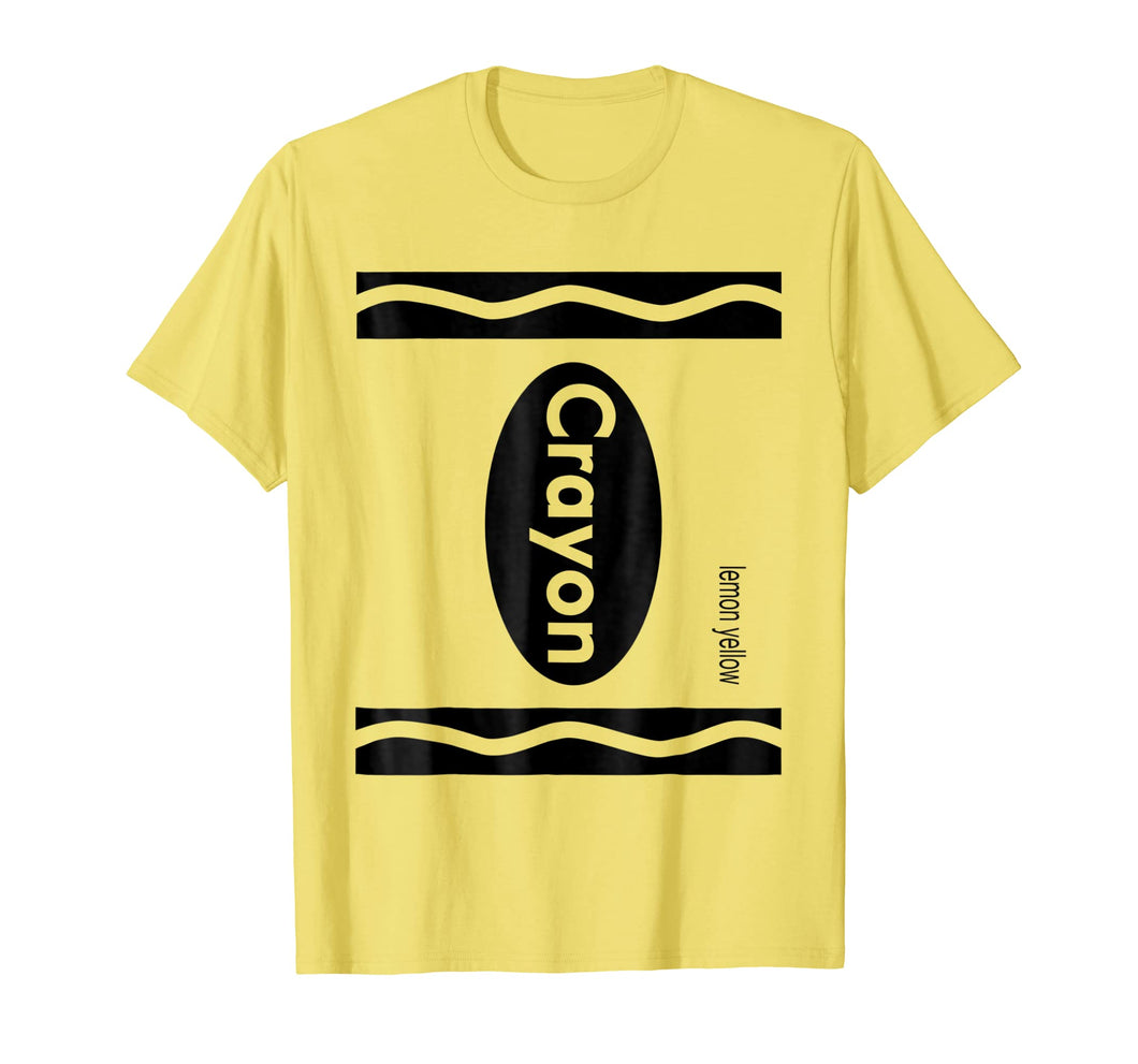 Yellow Crayon Shirt Halloween Group Costume T-Shirt