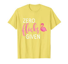 Load image into Gallery viewer, Funny Pink Flamingo Shirt Zero Flocks Given Summer Beach
