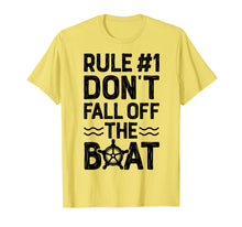 Load image into Gallery viewer, Rule Number 1 Don't Fall Off The Boat T shirt Cruise Ship
