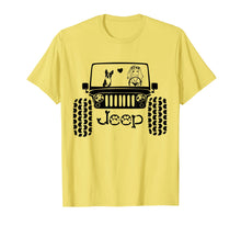 Load image into Gallery viewer, A girl her Boston Terrier her Jeep Dog Lover Jeep Girl Shirt
