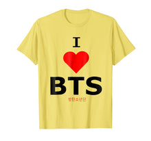 Load image into Gallery viewer, I LOVE BTS T SHIRT BOY BAND FAN SHIRT HEART T-SHIRT
