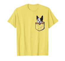 Load image into Gallery viewer, Adorable Little Australian Cattle Dog In The Pocket T-shirt
