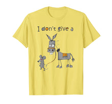 Load image into Gallery viewer, I Don't Give A Rats Ass Mouse Walking Donkey Gift T-Shirt
