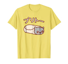 Load image into Gallery viewer, Kawaii T-Shirt: PURRITO Cat Japanese Version
