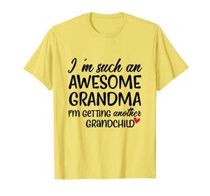 Grandma T-shirt Gender Reveal New Grandma Again Tees