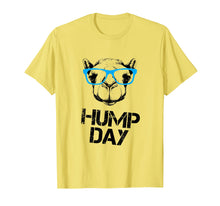 Load image into Gallery viewer, Hump day funny T shirt of Camel with glasses for Wednesdays

