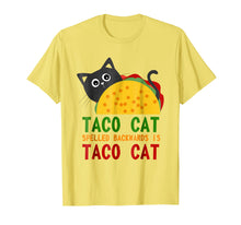 Load image into Gallery viewer, Best Taco Cat Spelled Backwards Is TacoCat Novelty Tshirt
