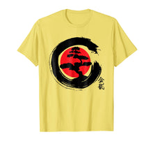 Load image into Gallery viewer, BONSAI TREE JAPANESE CALLIGRAPHY SHIRT, BUDDHIST ZEN T-SHIRT
