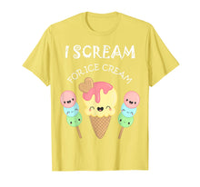 Load image into Gallery viewer, I Scream Ice Cream Summer Shirt Ice Cream Party T-Shirt Kids
