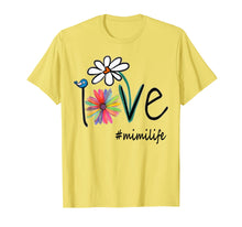 Load image into Gallery viewer, Woman Mom Love Mimi life #mimilife Heart Floral Gift T-Shirt
