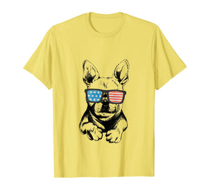 French Blulldog Shirt Women Glasses Frenchie Dog Lover Gift