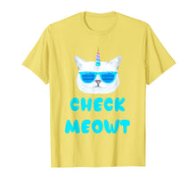 Load image into Gallery viewer, Check Meowt Caticorn T shirt
