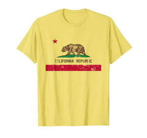 California State Flag TShirt Distressed CA Flags Gift Tee T-Shirt
