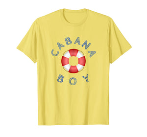 Funny Cabana Boy T-shirt Beach Pool Vacation Tee Shirt