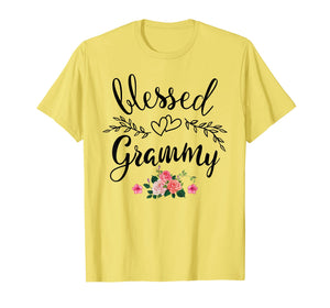 Blessed Grammy Shirt Grandma with floral Mother's Day T-Shirt