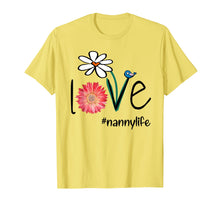 Load image into Gallery viewer, Mom Love Nanny Life #Mimilife Heart Floral Gift T-Shirt
