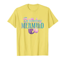 Load image into Gallery viewer, Birthday Mermaid Girl TShirt
