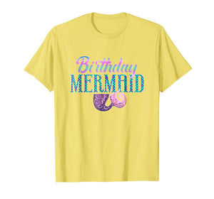 Birthday Mermaid Girl TShirt