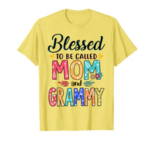 Load image into Gallery viewer, Blessed To Be Called Mom And Grammy Flower T-Shirt T-Shirt
