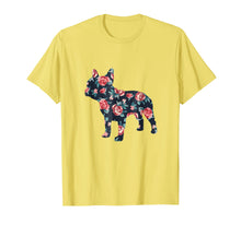 Load image into Gallery viewer, French Bulldog Roses Floral Frenchie Dog Design T-Shirt
